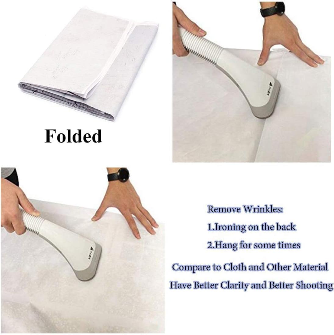 SJOLOON Western Backdrop Rustic Vintage Barn Backdrop Western Themed Party Decoration Photoshoot 12534 (10x8FT)