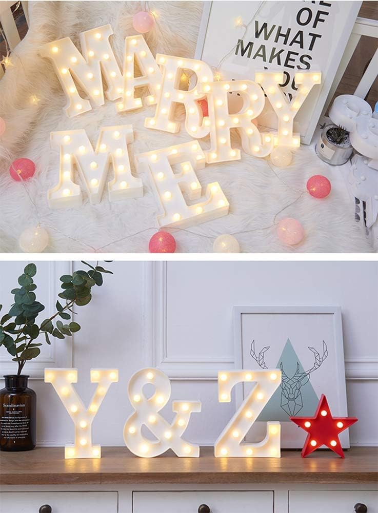 MUMUXI Marquee Light Up Letters | Large Light Up Numbers | Battery Powered and Bright with Every Letter of The Alphabet | for Wedding, Birthday, Party, Celebration, Christmas or Home Decoration (Y)