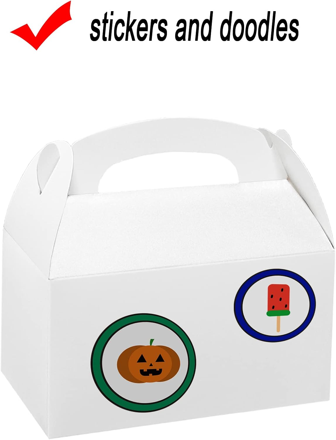 Xxcxpark 24 PCS White Gift Boxes 6.2x3.5x3.5 inches, Party Favor Kraft Paper Gift Packaging Box with Lid for DIY Crafting, Cube, Cupcake, Kraft Present Boxes for Birthday, Wedding