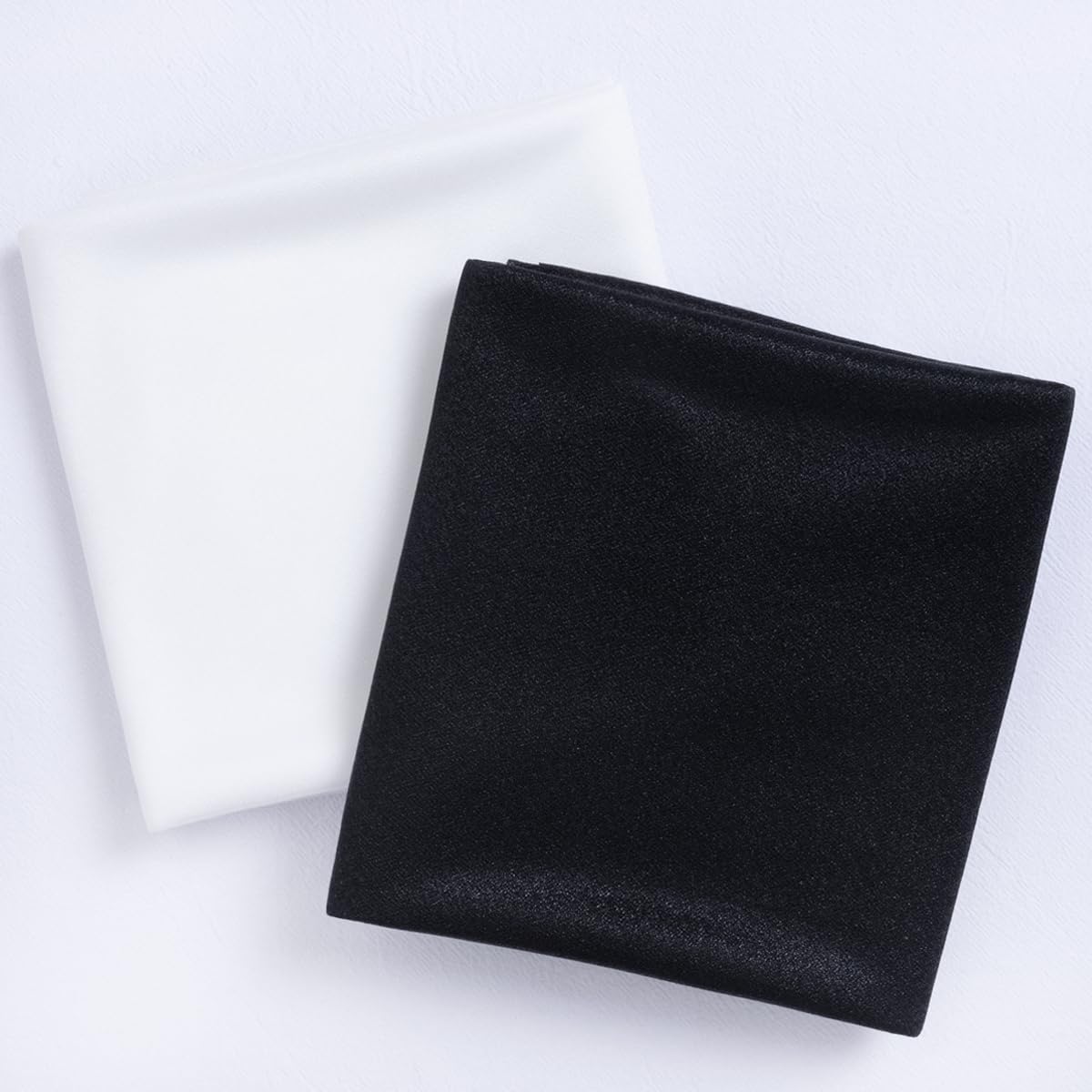 Socomi Wedding Arch Draping Fabric 29" x 20Ft 2 Panels Black and White Sheer Outdoor Curtain Drapes Extra Long for Bridal Baby Shower Birthday Party Decor