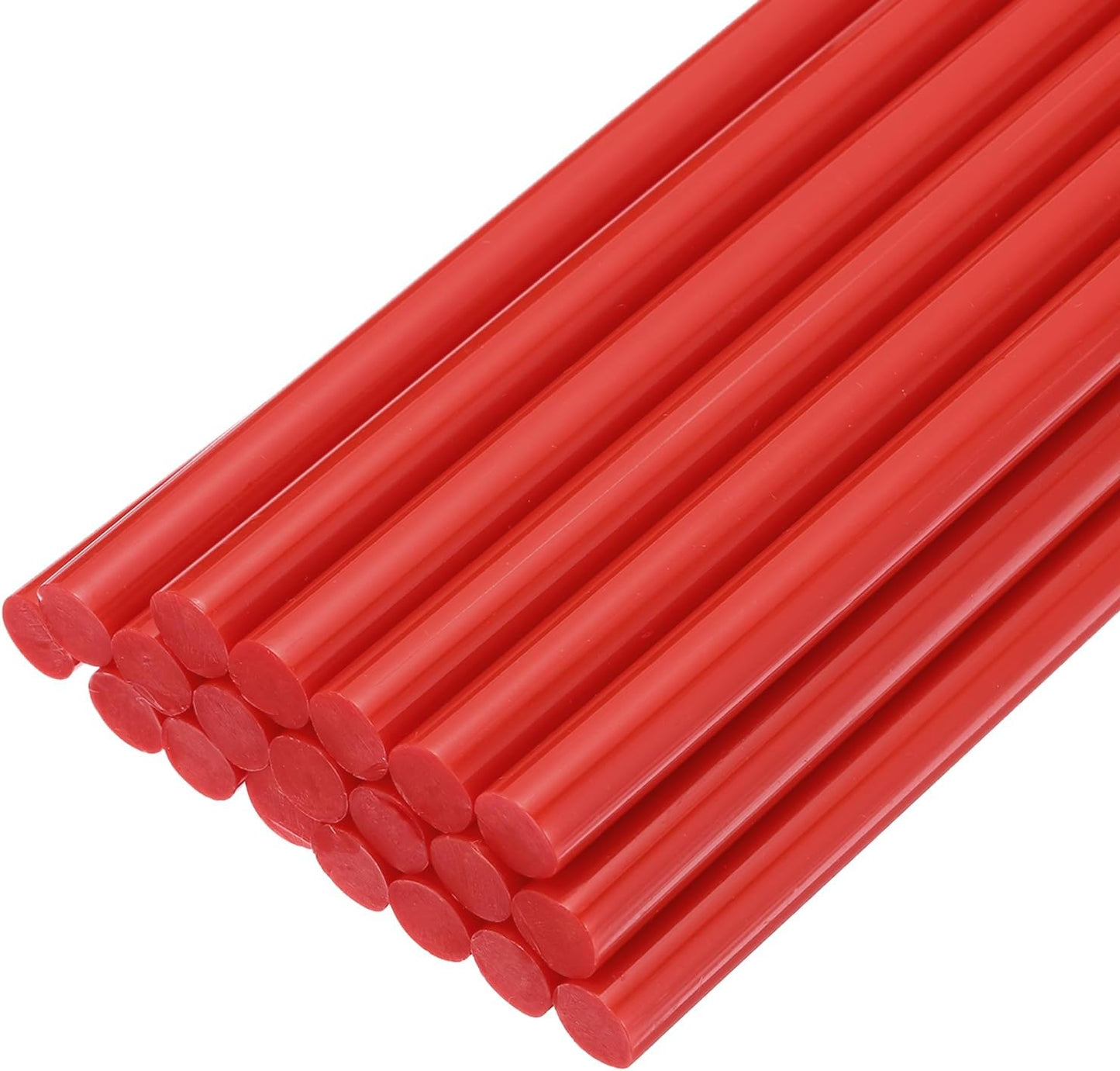 uxcell 20pcs Hot Glue Sticks for Glue Gun 11mm/0.43-inch x 8-inch Mini Hot Melt Adhesive Glue Stick Red