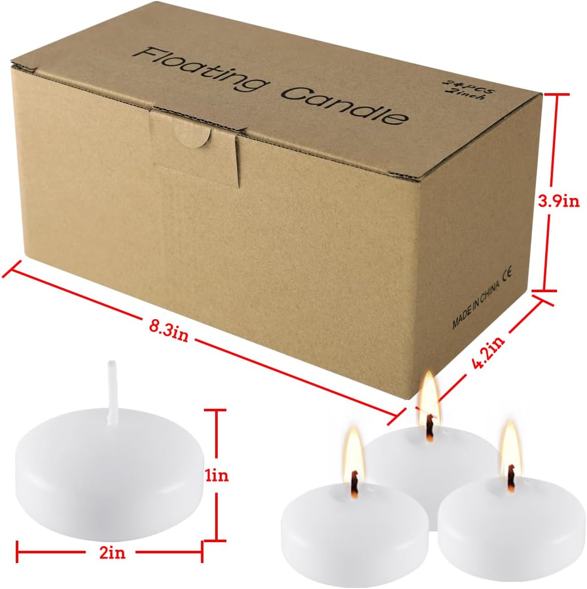 Mini Spell Chime Taper Candle Set of 20, 4 Inch Tall Unscented Rituals Candles for Altar Meditation Supplies Rituals (White, Set of 24)