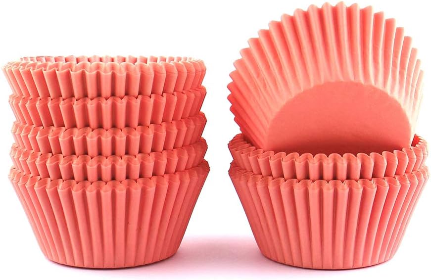 Pink Baking Cups Cupcake Liners Wrappers Paper Muffin Standard Sized 300 Count
