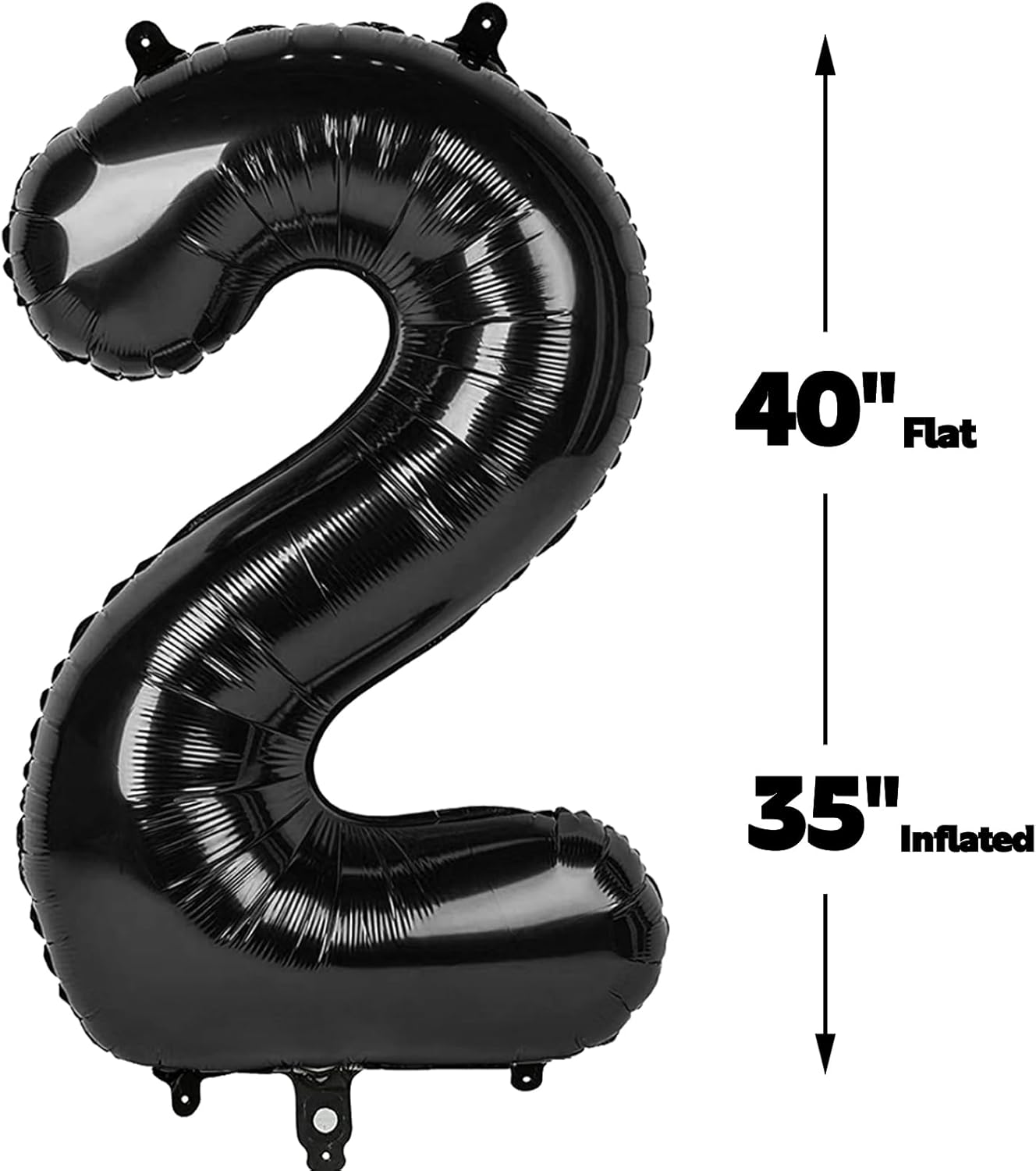 Black Number 21 Balloon 40 inch, Numbers 21 12 Birthday Balloons for Boy Girl, Black Foil 21 Balloon for 21 12 Birthday Party, Anniversary Celebration Decorations