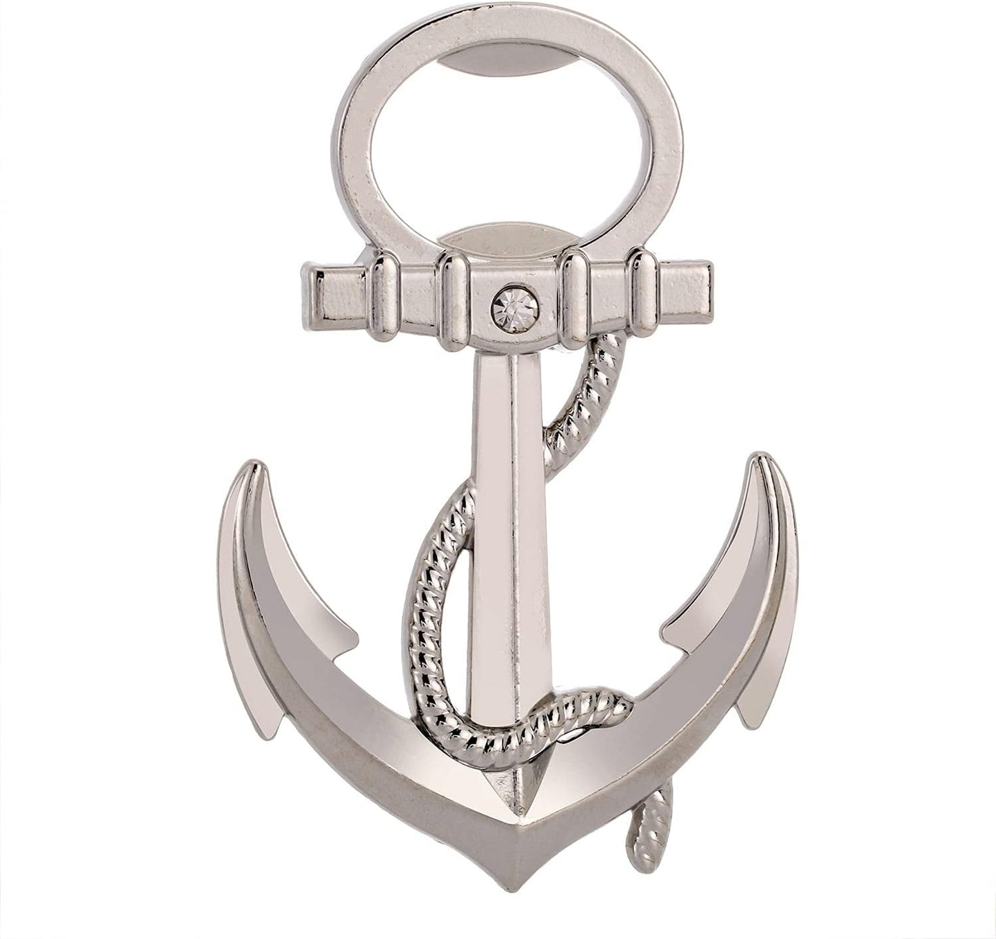 24 PCS Nautical Themed Anchor Party Favors Beer Bottle Opener Party Souvenirs with Exquisite Packaging for Wedding Party Favors Gift & Decorations Bridal Shower Party Souvenirs (Anchor, 24)