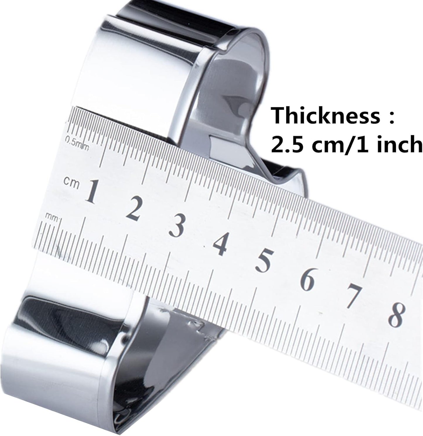 Large Size Dress Shaped Cookie Cutter, Stainless Steel Suspenders Princess Dress Wedding Dress Cookie Cutter, 4.4 Inches