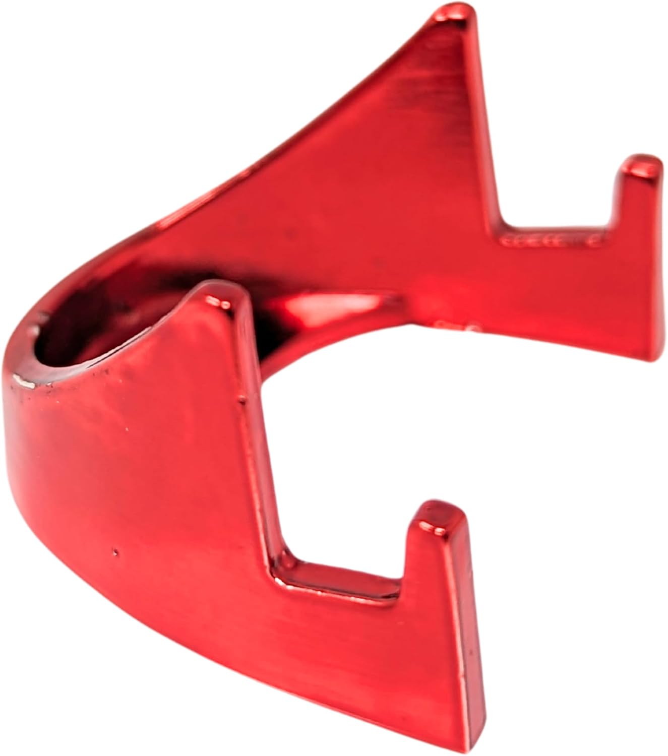 Generic Military Challenge Coin Display Stand - Solid Metal with Anodized Finish - US Vet. Business (Crimson), Gold, Silver, Black