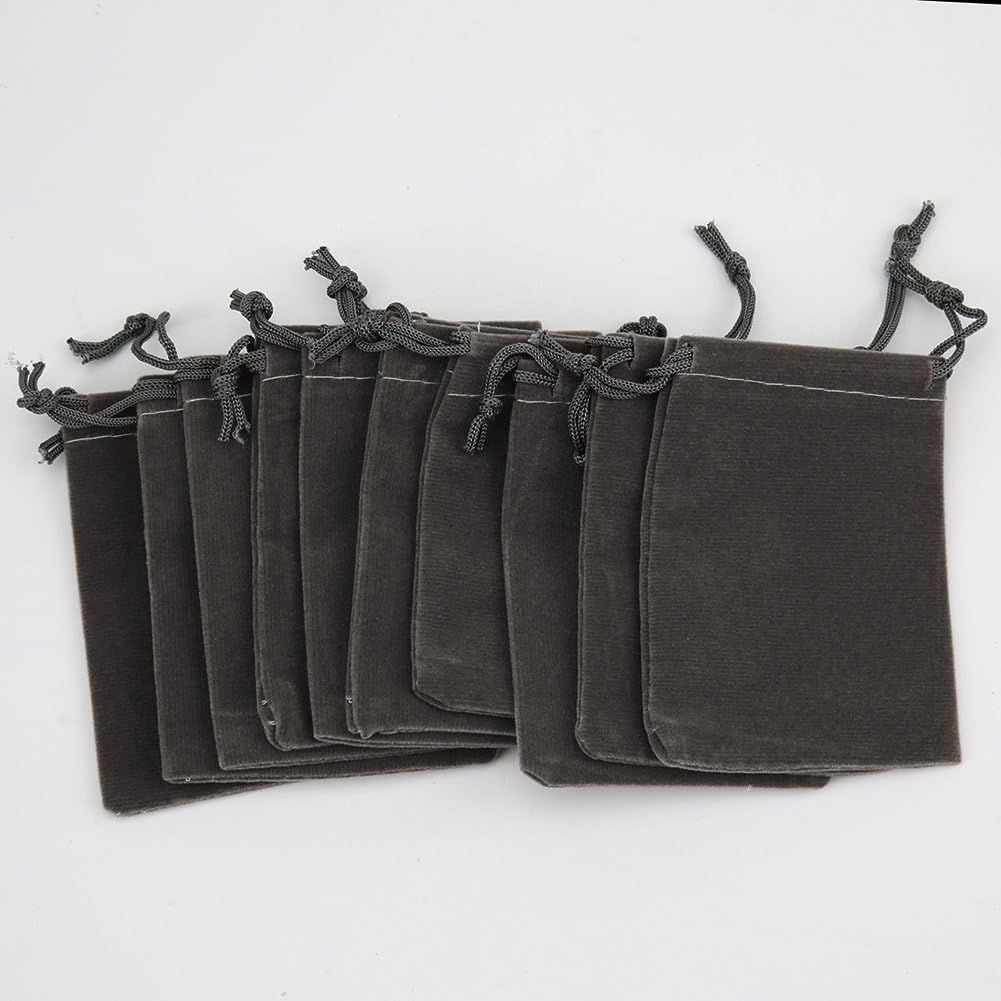 Shintop 10pcs Velvet Drawstring Bags Wedding Gift Bags Velvet Cloth Jewelry Pouches