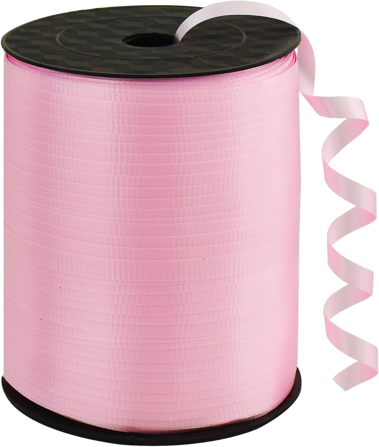 BEISHIDA 500 Yards Matte Light Pink Curling Crimped Ribbon Balloon String Ribbons for Gift Wrapping Ribbon for Birthday Party Festival Art Craft Decor Florist Flowers Decoration