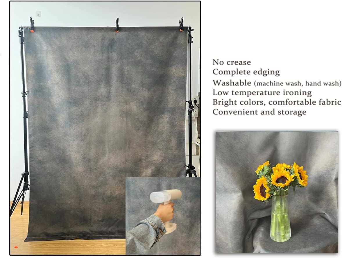 6x9ft Dark Brown Mottled Texture Photography Backdrop for Portrait Photo Studio Prop Abstract Background for Photographyer