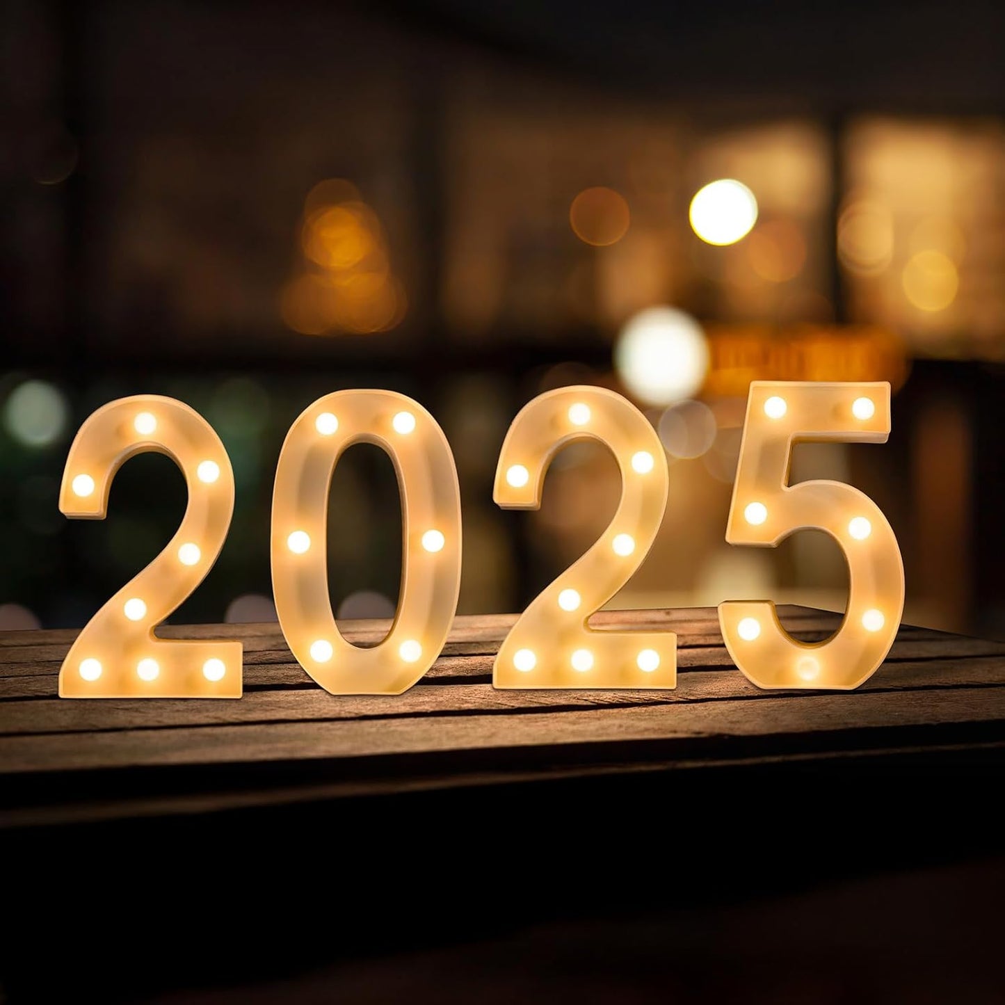 Foaky Decorative Led Marquee Light Up Number, Marquee Light Up Number Sign for Night Light Wedding Birthday Party Christmas Home Bar Decoration Number(9)