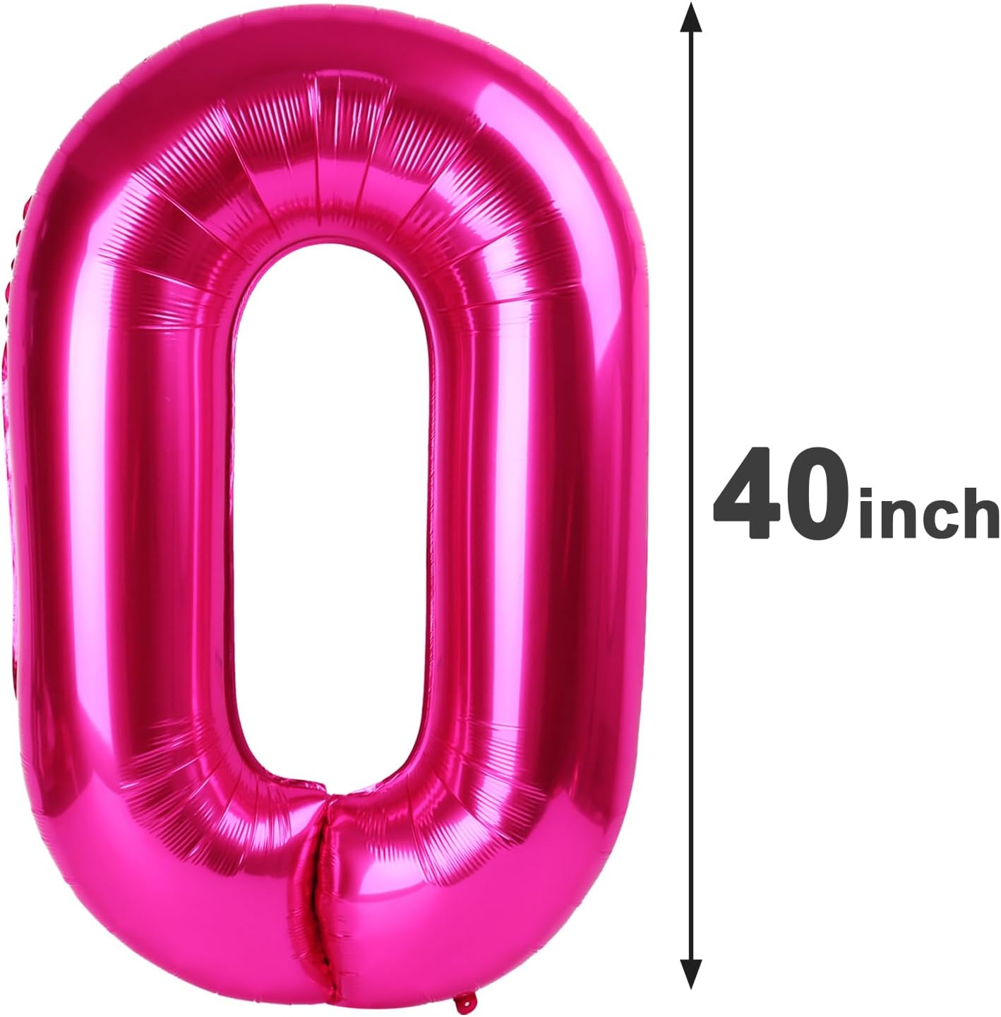 Hot Pink Number 70 Birthday Balloon 40 Inch, Digital Balloons for 70 Party Celebration Decorations Supplies, Mylar Foil Numbers Balloon for 70th Wedding Anniversary