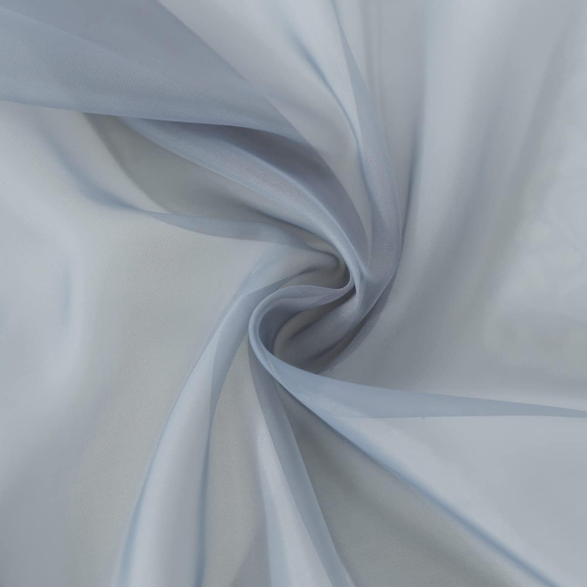 Window Light Gray Sheer Curtains 130 Inches Long 2 Panels Sheer Curtain Basic Rod Pocket Panel for Bedroom Children Living Room Yard Kitchen (Light Gray, 52" W x 130" L | 2 pcs)