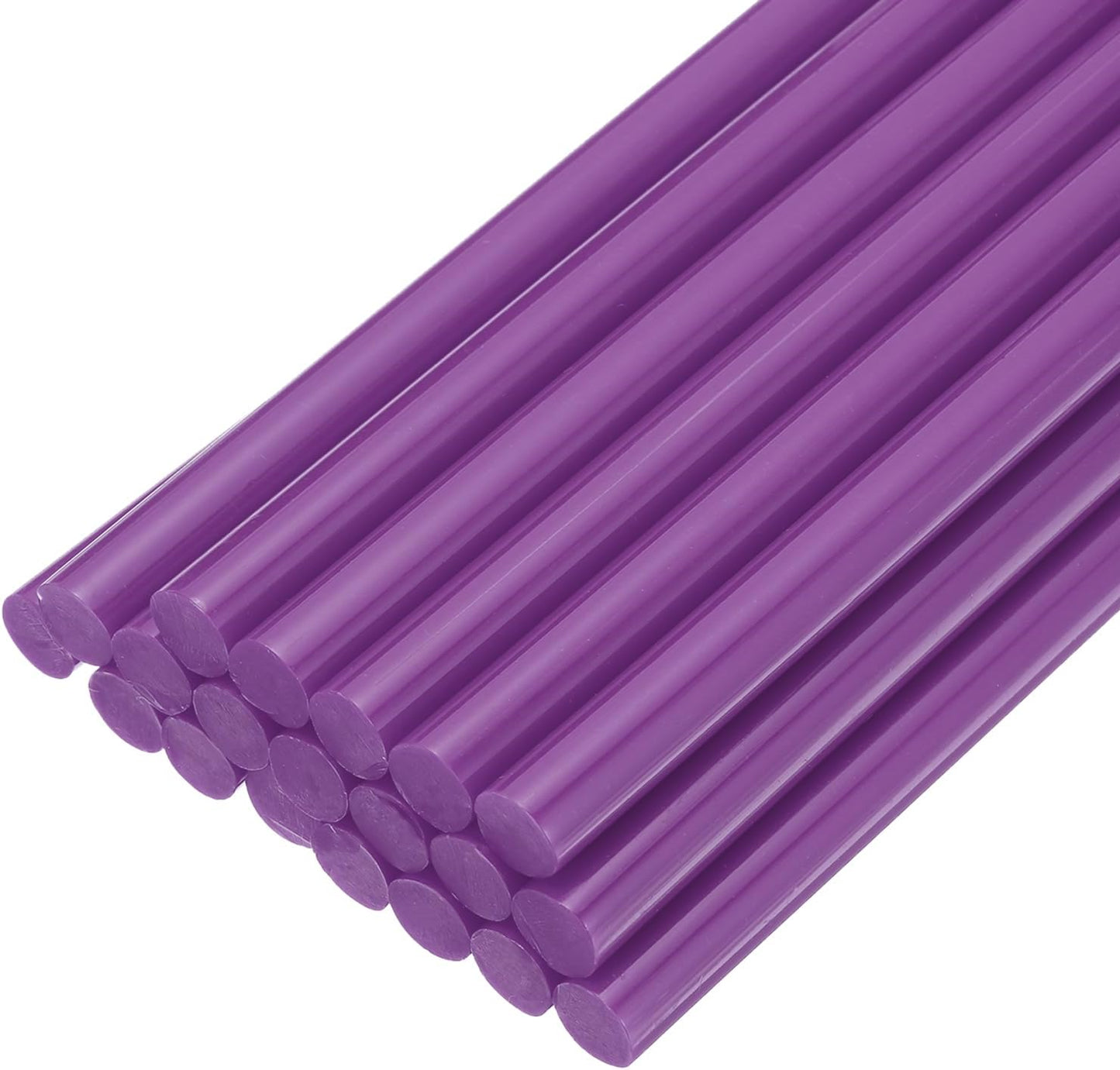 uxcell 20pcs Hot Glue Sticks for Glue Gun 11mm/0.43-inch x 8-inch Mini Hot Melt Adhesive Glue Stick Purple