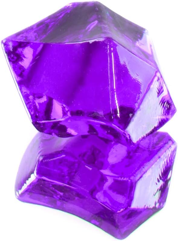 Super Z Outlet Acrylic Color Ice Rock Crystals Treasure Gems for Table Scatters, Vase Fillers, Event, Wedding, Arts & Crafts, Birthday Decoration Favor (190 Pieces) (Purple)