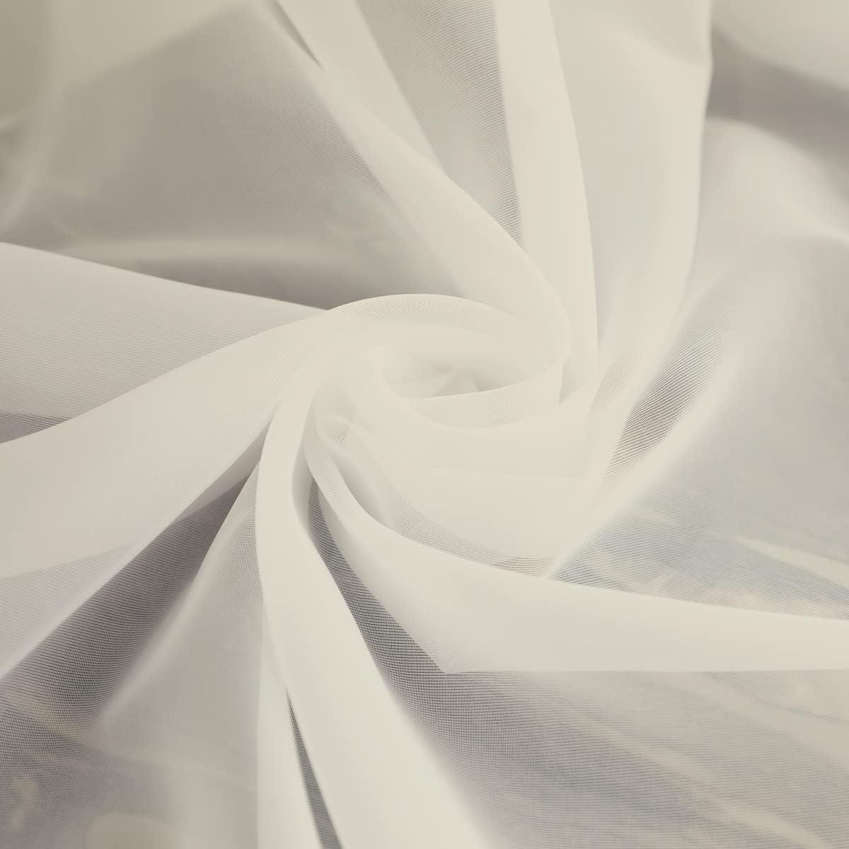 Window Beige Sheer Curtains 145 Inches Long 2 Panels Sheer Curtain Basic Rod Pocket Panel for Bedroom Children Living Room Yard Kitchen (Beige, 52" W x 145" L | 2 pcs)