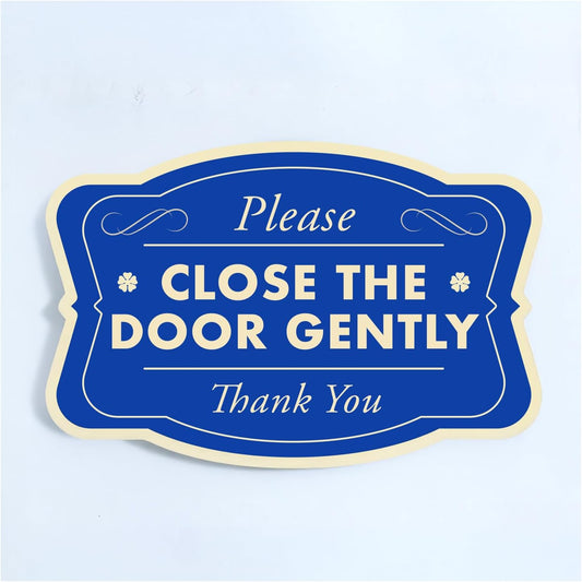 Custom Decorative Outdoor Metal Sign, Personalized Aluminum Driveway Sign - Waterproof, Made In USA - Design 3 Blue Steel 36x24 In