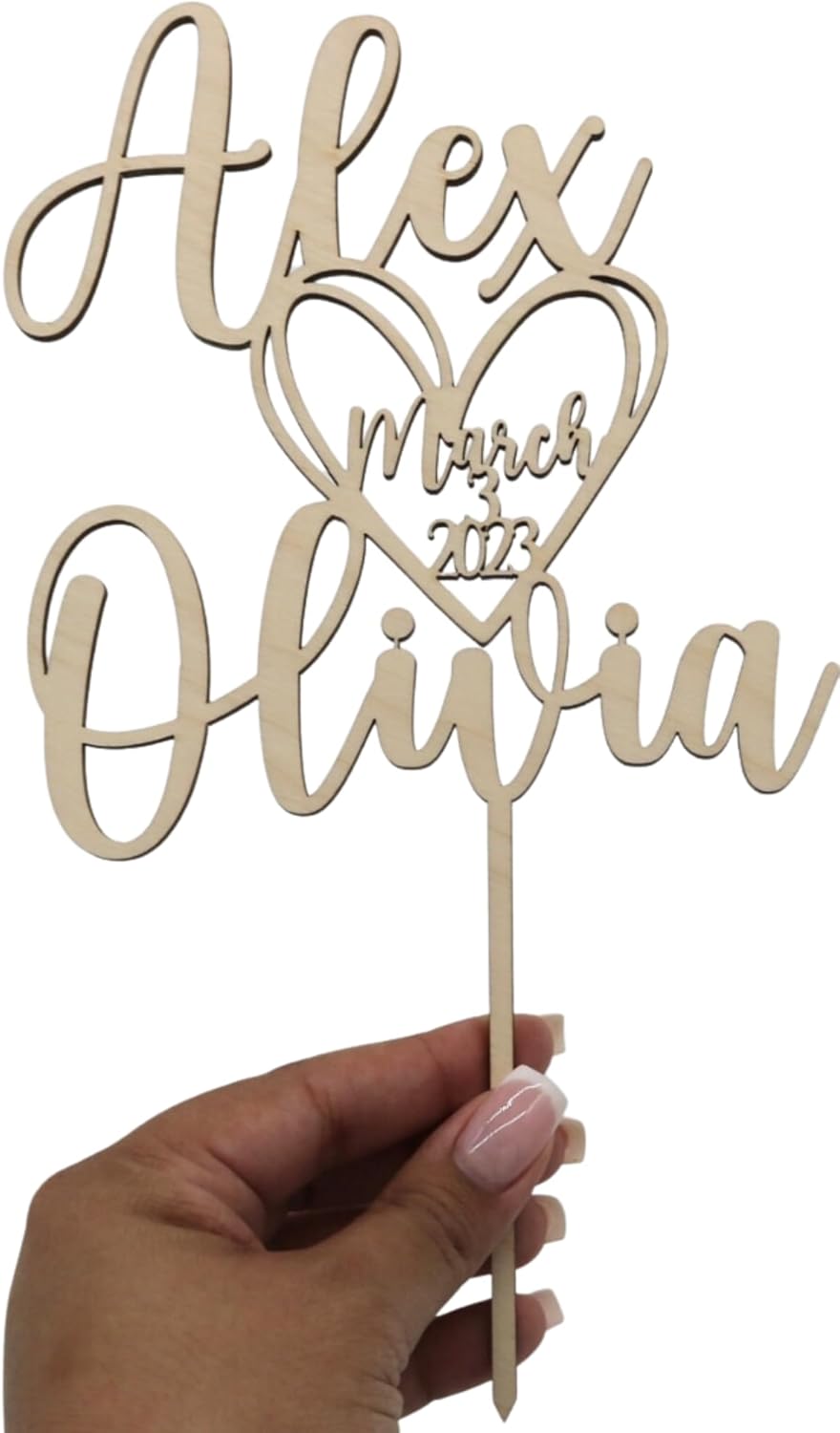 Wedding Cake Toppers, Wedding Cake Toppers Bride and Groom, Custom Cake Topper, Customize Your Own Anniversary Mr and Mrs Cake Topper (Design 5)