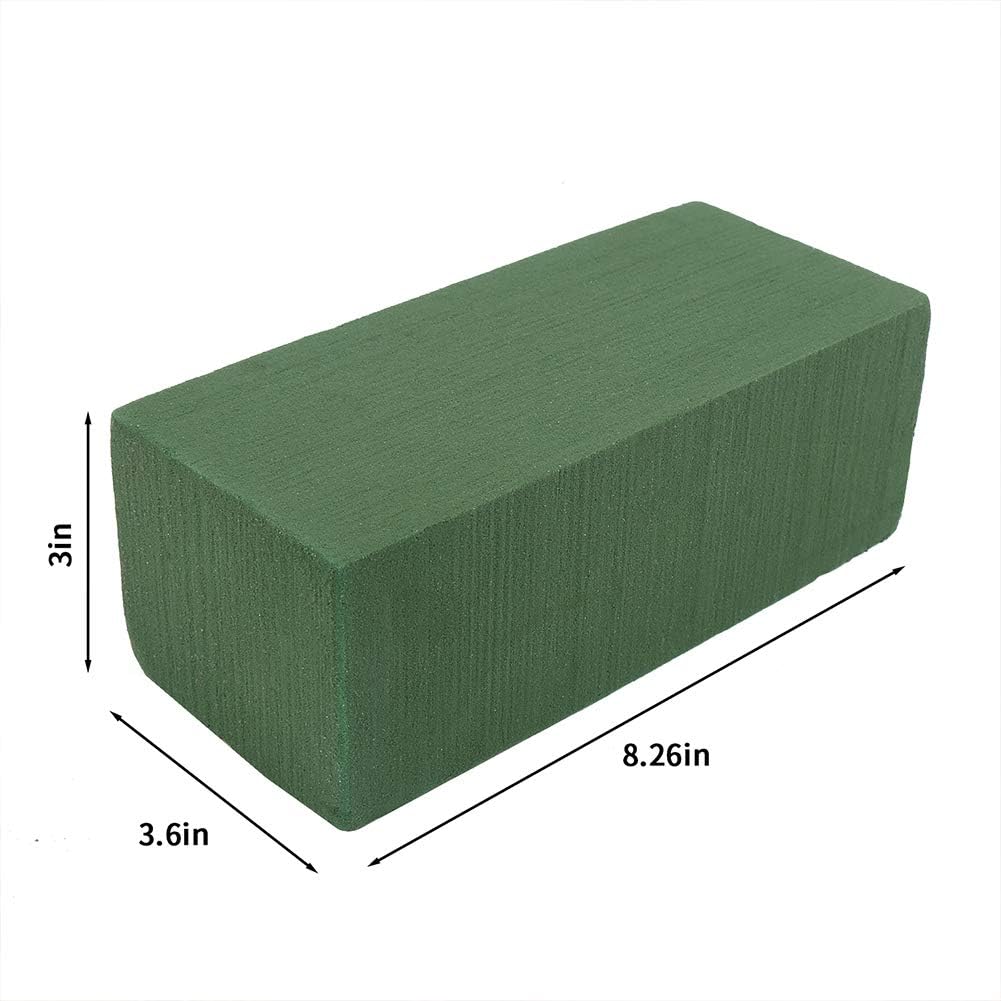 CCINEE Floral Foam Bricks,Florist Foam Green Blocks Supplies for Flower Arrangement DIY Craft,Pack of 5