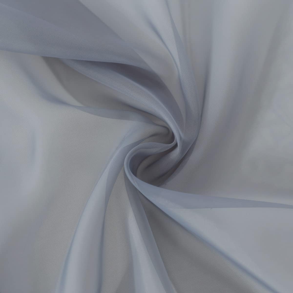 Window Gray Sheer Curtains 108 Inches Long 2 Panels Sheer Curtain Basic Rod Pocket Panel for Bedroom Children Living Room Yard Kitchen (Gray, 52" W x 108" L | 2 pcs)