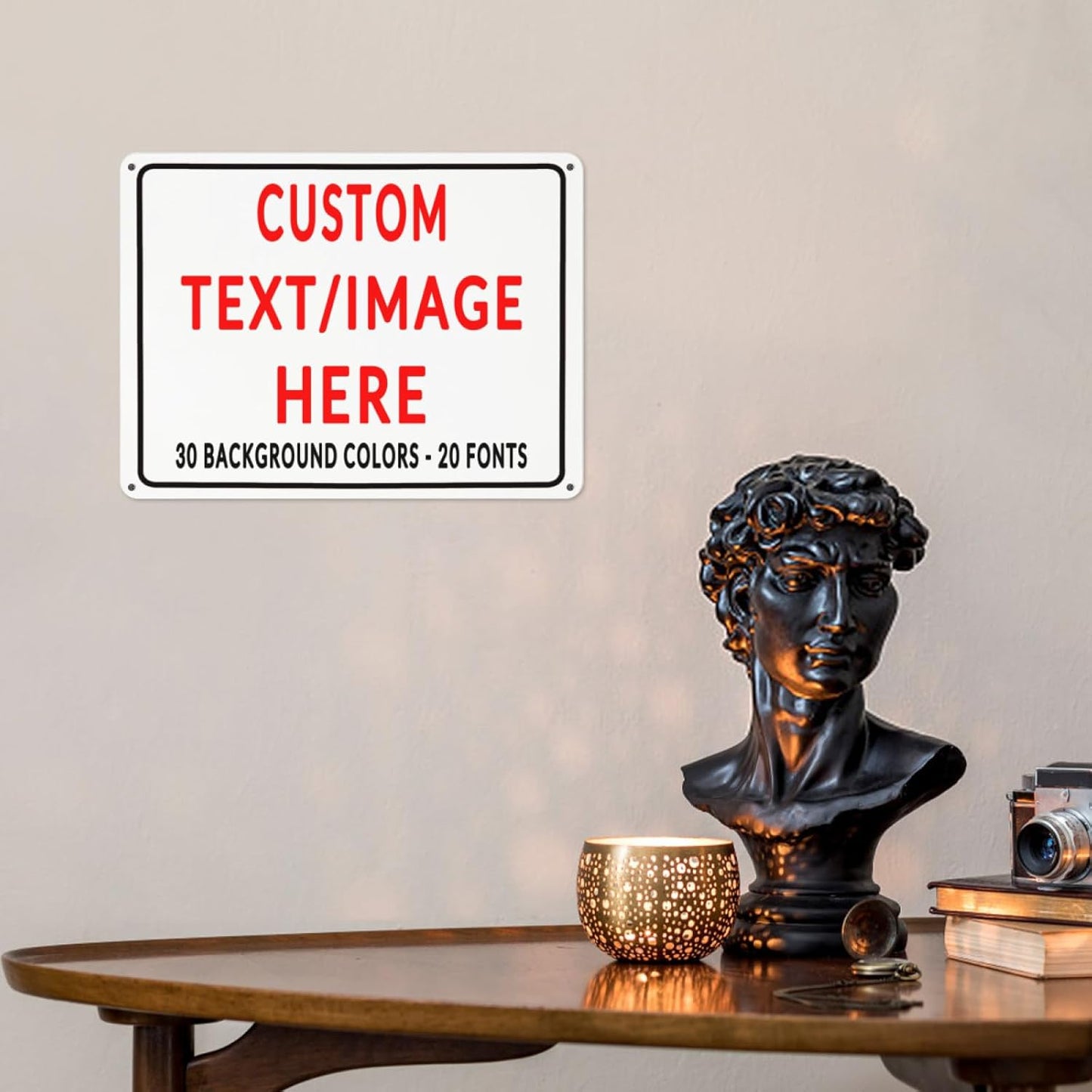 Custom Sign Personalized Custom Metal Sign, Customize For Office, Business, Workplace, Office, Home, Delivery Signs 8x12