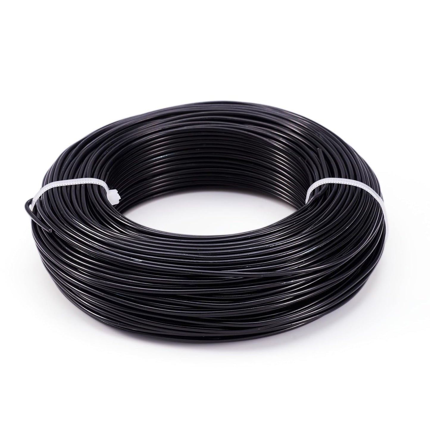 Fashewelry 180 Feet 12 Gauge Aluminum Wire Black Bendable Metal Craft Wire for Beading Jewelry Craft Making