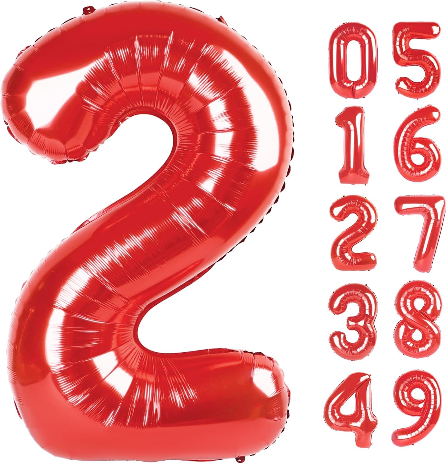 Red number balloon 2026
