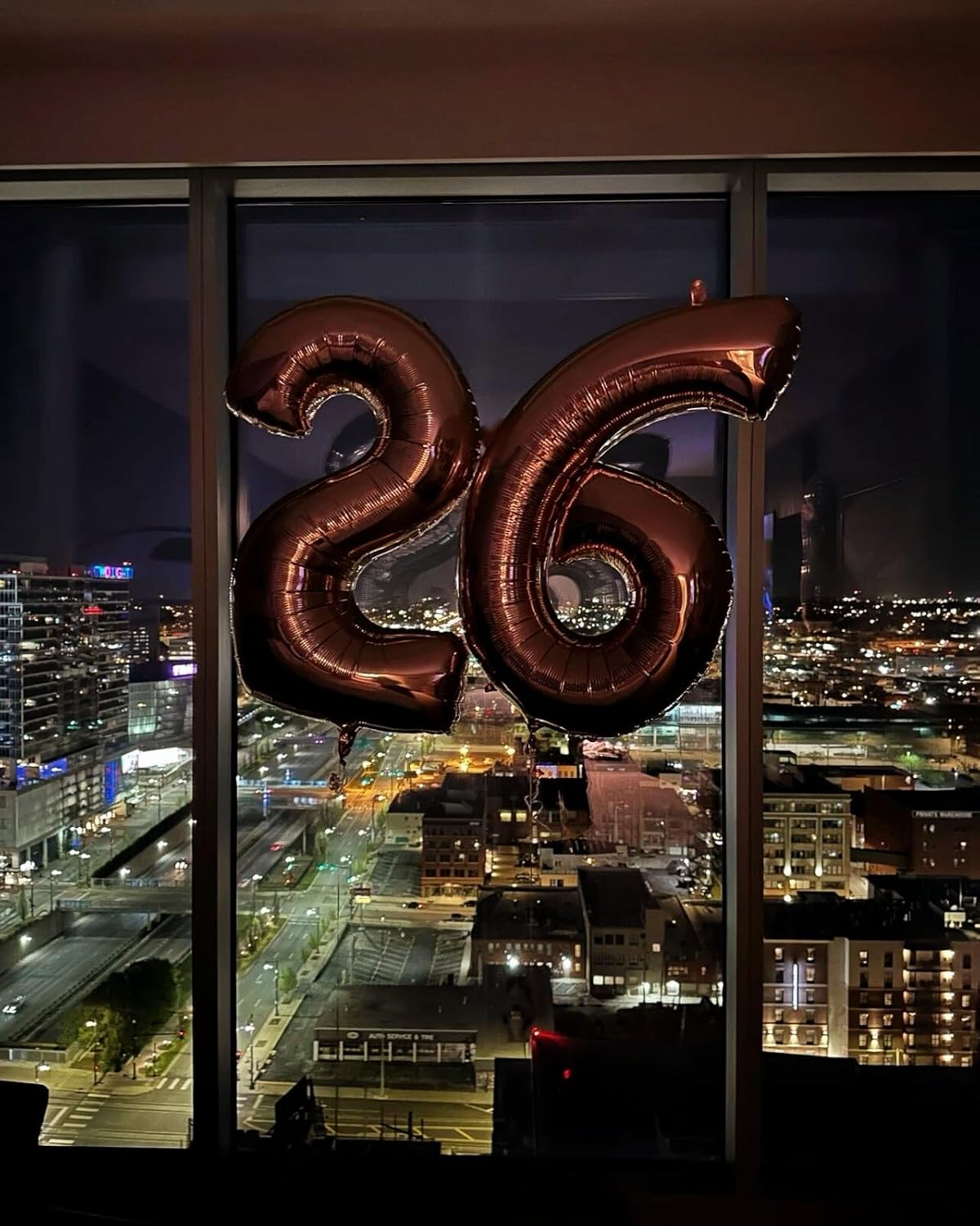 Coffee Brown 40 Inch Mylar Foil Number 6 Balloon, Birthday Digital Balloons for 6 16 Boy Girl Party Decorations Supplies,Dark Brown Big Helium Balloon Numbers for 26 36 46 60 Men Women Anniversary