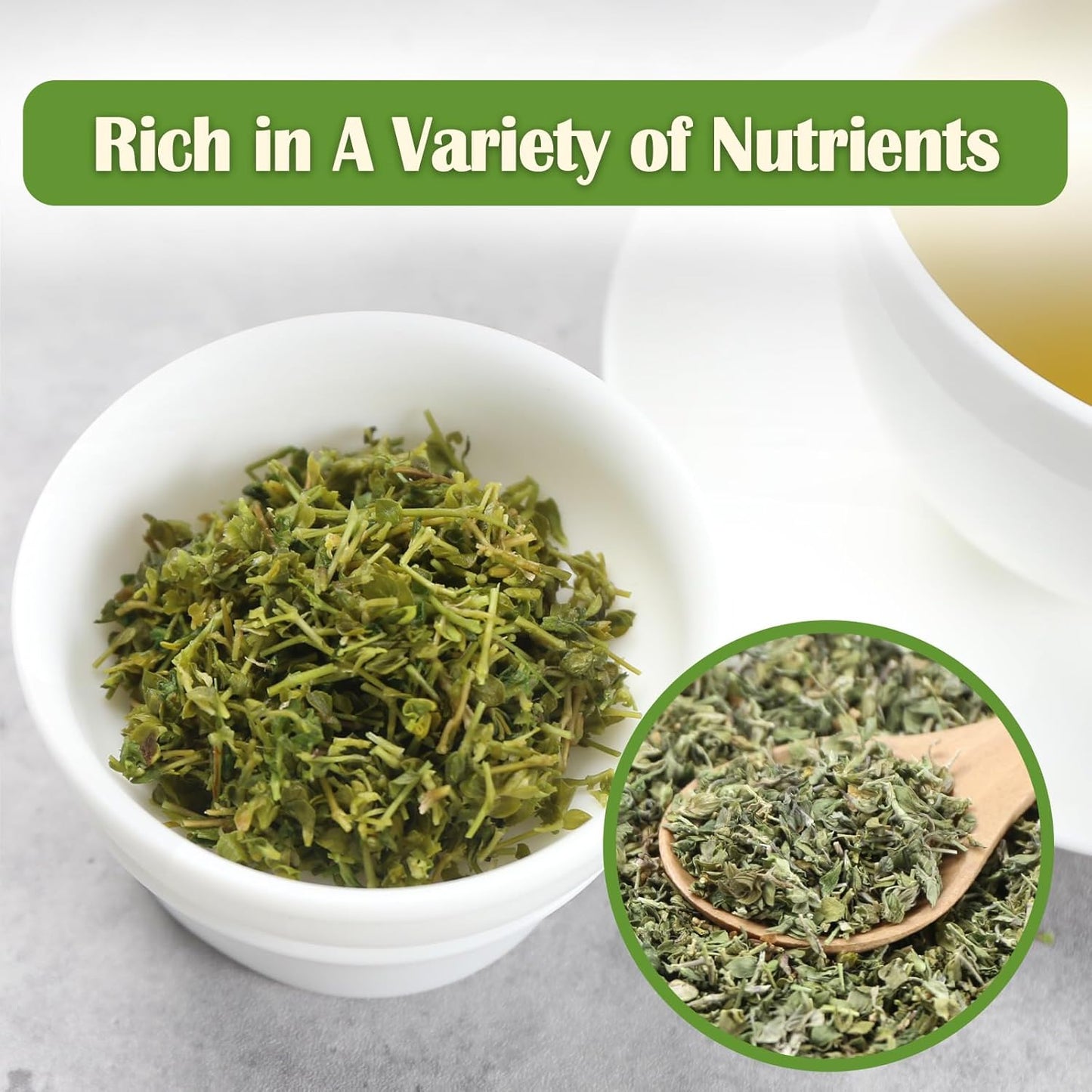 FullChea - Eyebright Herb Tea - 4oz/114g - Natural Tender Euphrasia Officinalis - Dried Eufrasia - Loose Leaf Herbal Tea - Cut & Sifted - Non-GMO - Caffeine-Free