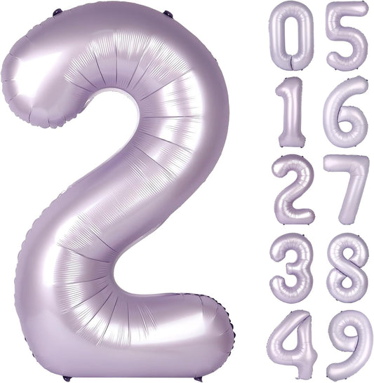 Lilac number balloon 2026
