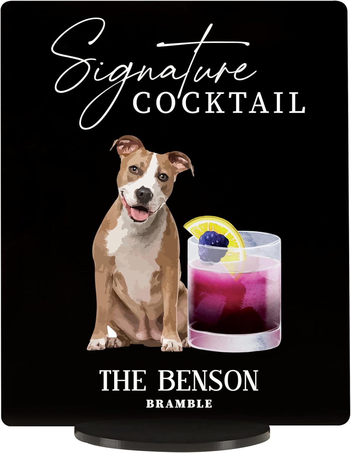 Pet Signature Drink Wedding Signs