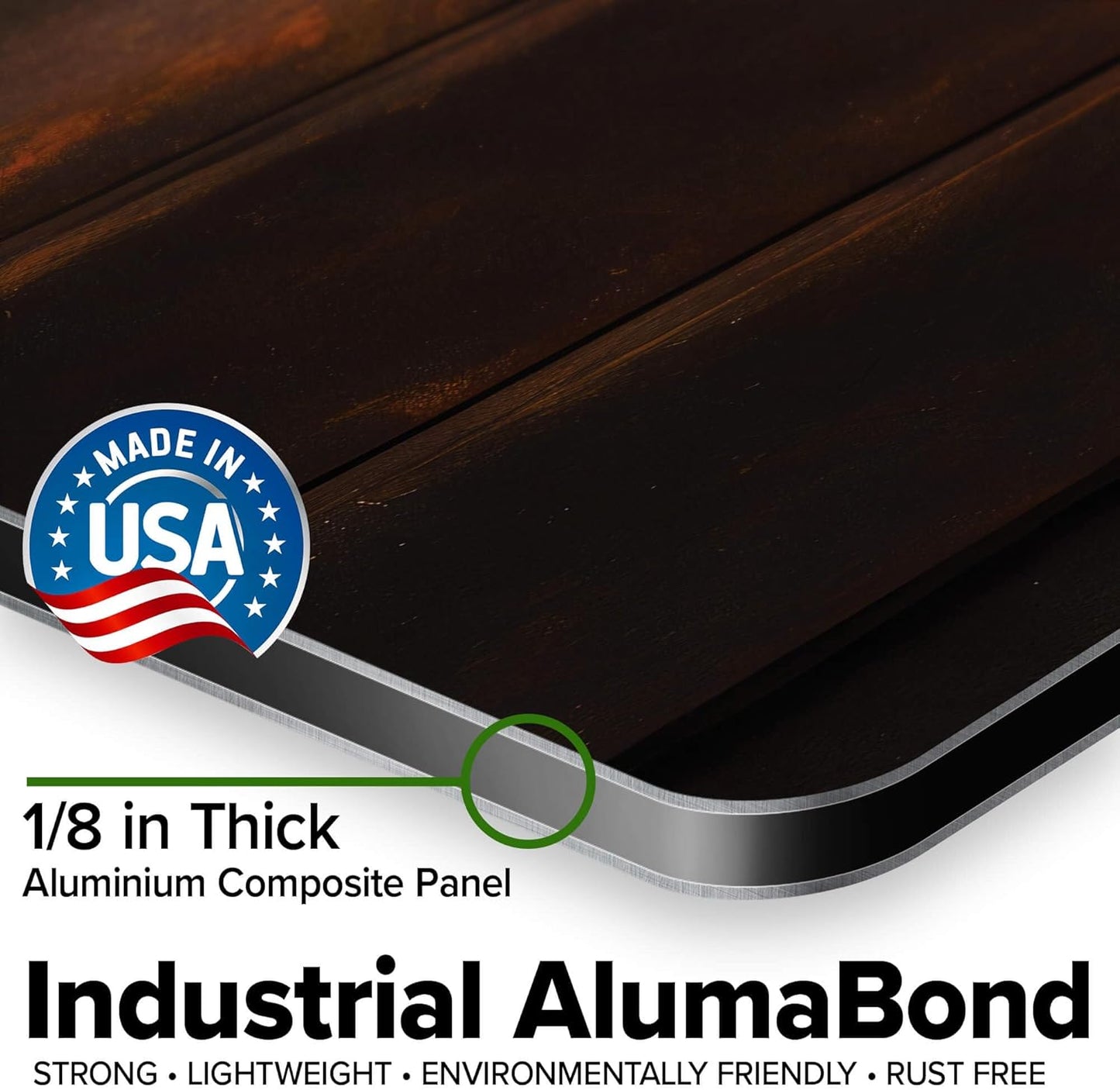 Custom Sign, Custom Street Sign, 11 Font Colors, 13 Font Styles, 4 Hole Options, 22 Sizes, 18x24 Inches, Rust Free DiBound, Fade Resistant, Made in USA by My Sign Center (Vintage Wood)