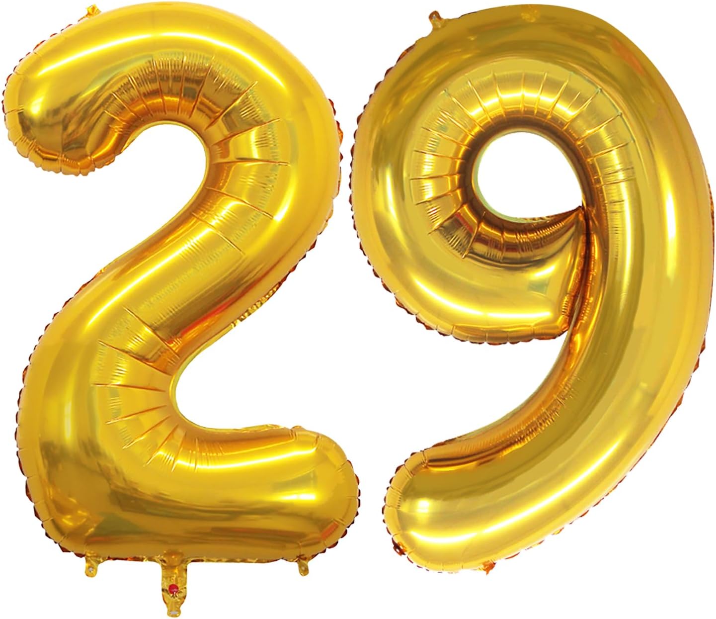 GOER Number 29 Balloons for 29th Birthday Party Decorations,42 Inch Jumbo Foil Helium 92 Balloons for 92nd Birthday Party Decoration (Gold)