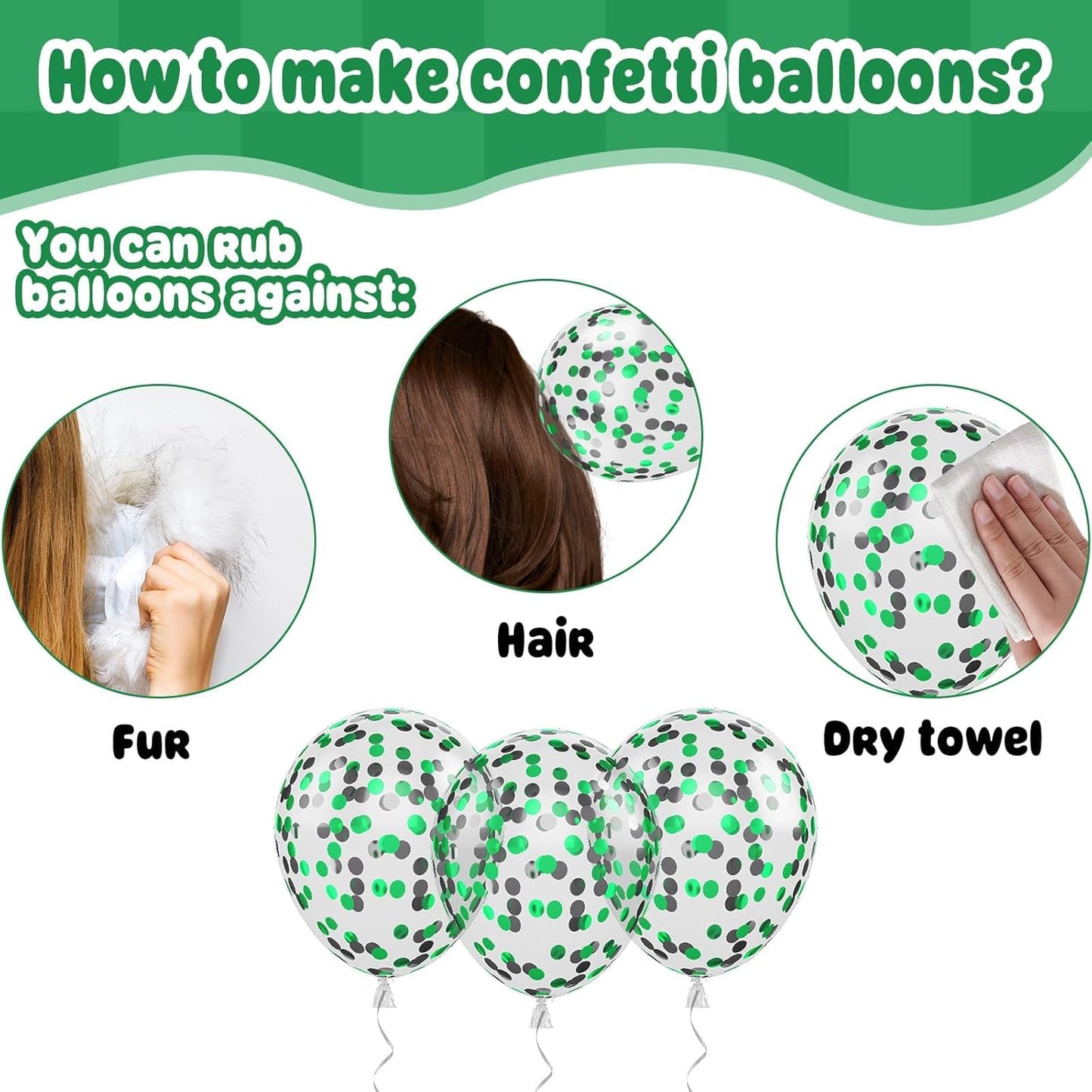 Paready Dark Green and Brown Balloons Set, 50 Pcs Metallic Green Brown Black Balloon, 12 Inch Sage Green Confetti Party Balloons for Kid Boys Camouflage Army Camping Camo Theme Party Birthday Supplies