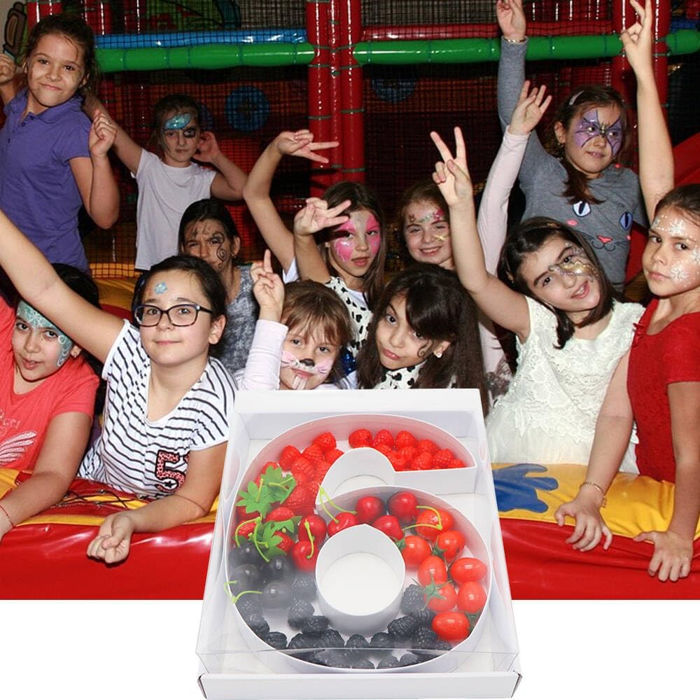 12" Fillable Cardboard Number Charcuterie Gift Cupcake Box With Cover Sweets Packaging (6 or 9)