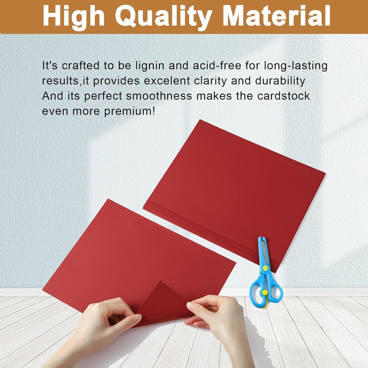 120 Sheets Dark Red Cardstock 8.5 x 11 Craft Paper, 92lb Christmas Red Card stock Printer Paper for Cards Making, Greeting Cards, Wedding, Invitations, Birthday