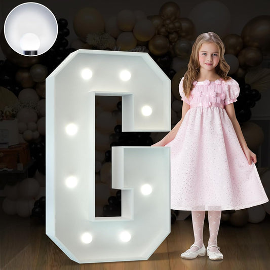 Marquee Letters 3 Feet Tall Large Light Up Letters Baby Shower Decorations Wedding Engagement Grad White Party Decorations Marry Me Sign Big Cardboard Backdrop G