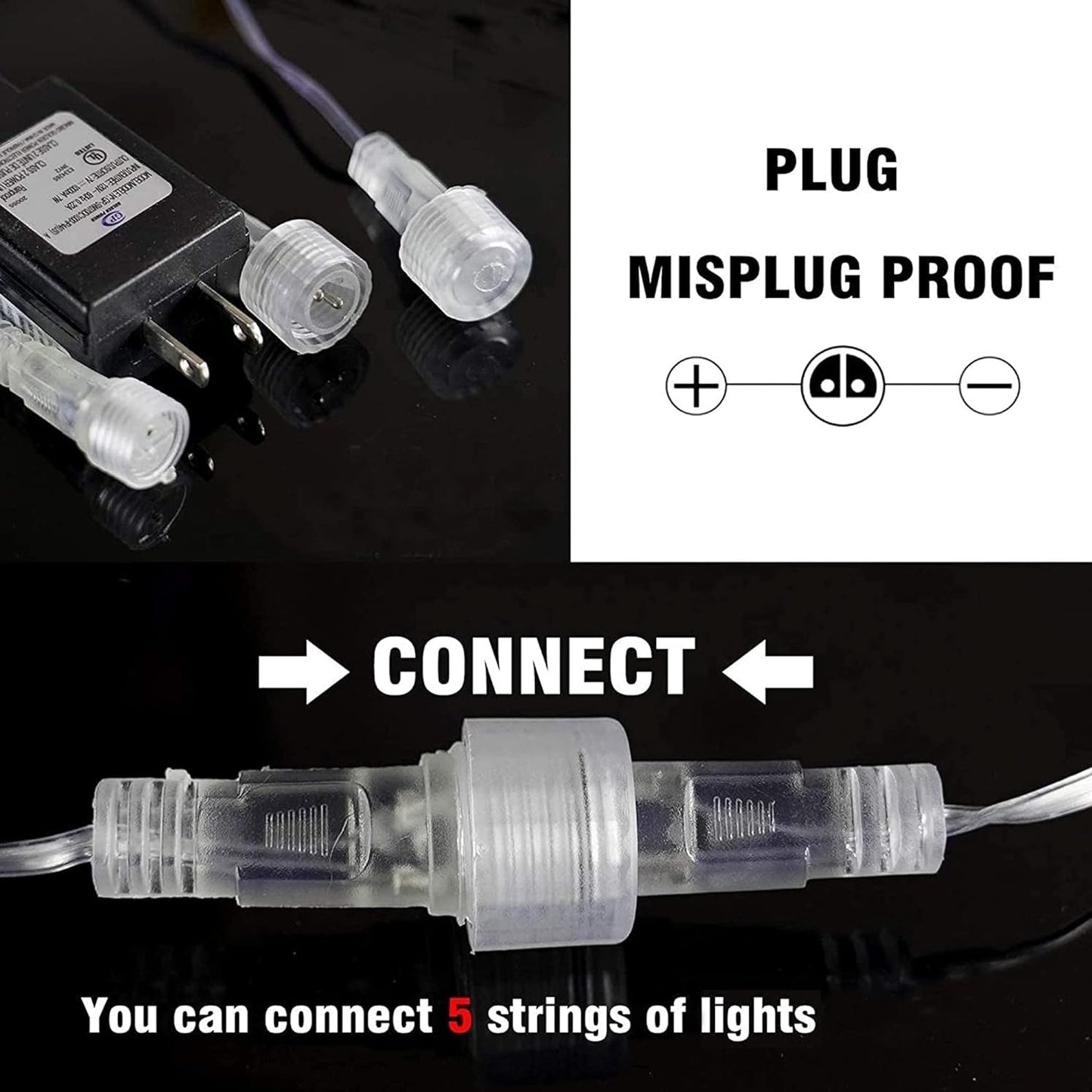 Dazzle Bright Christmas Lights Outdoor, 288LED Meteor Shower Rain Lights 12 Inch 8 Tubes, Waterproof Plug in Falling Icicle Light Christmas Decorations for Xmas Tree Yard House Decor (Blue)