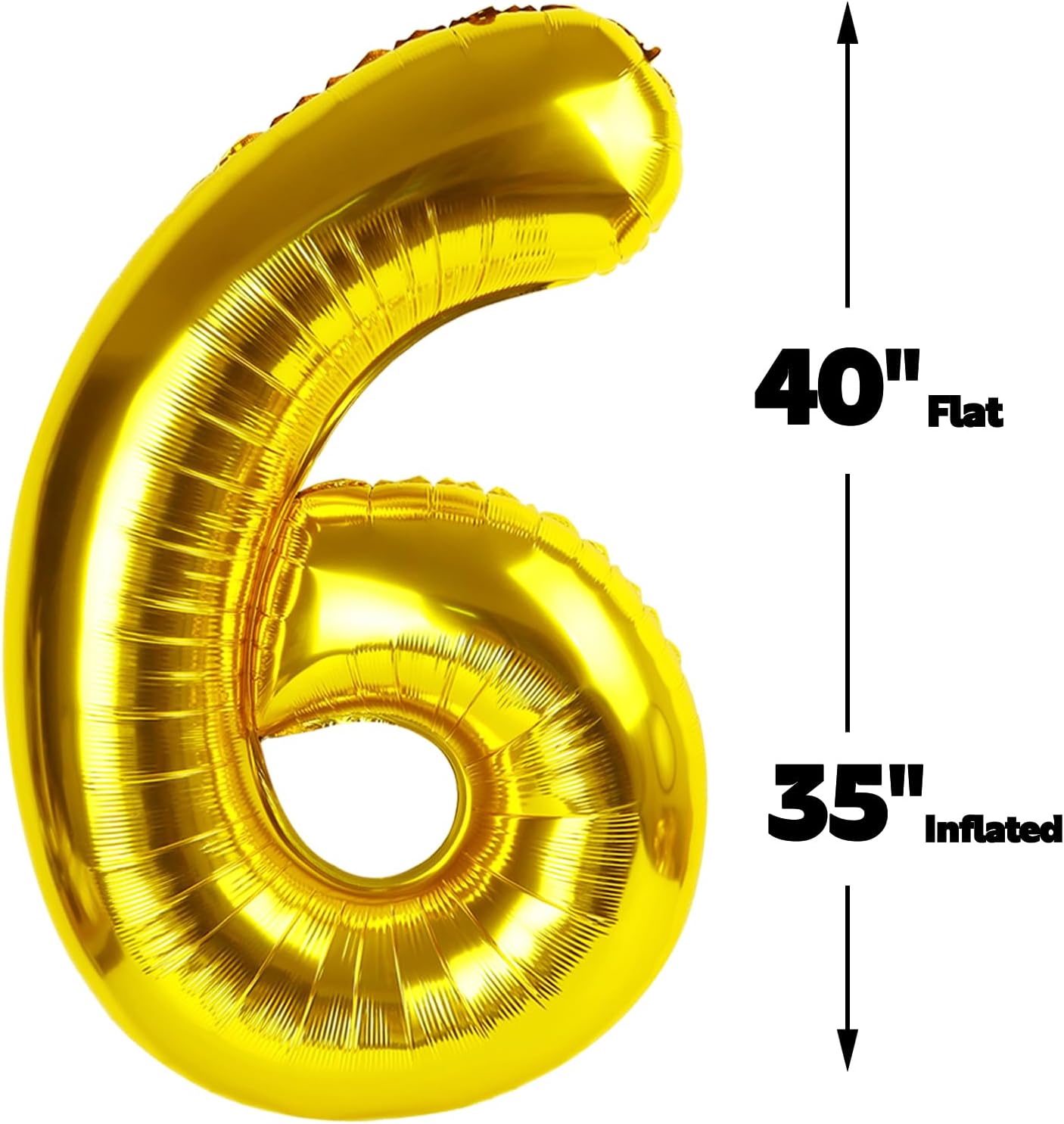 40 Inch Gold Mylar Foil Number 26 62 Birthday Balloon, 26 Boy Girl Party Decorations Supplies, Big Helium Balloons Numbers for 26 62 Men Women Anniversary