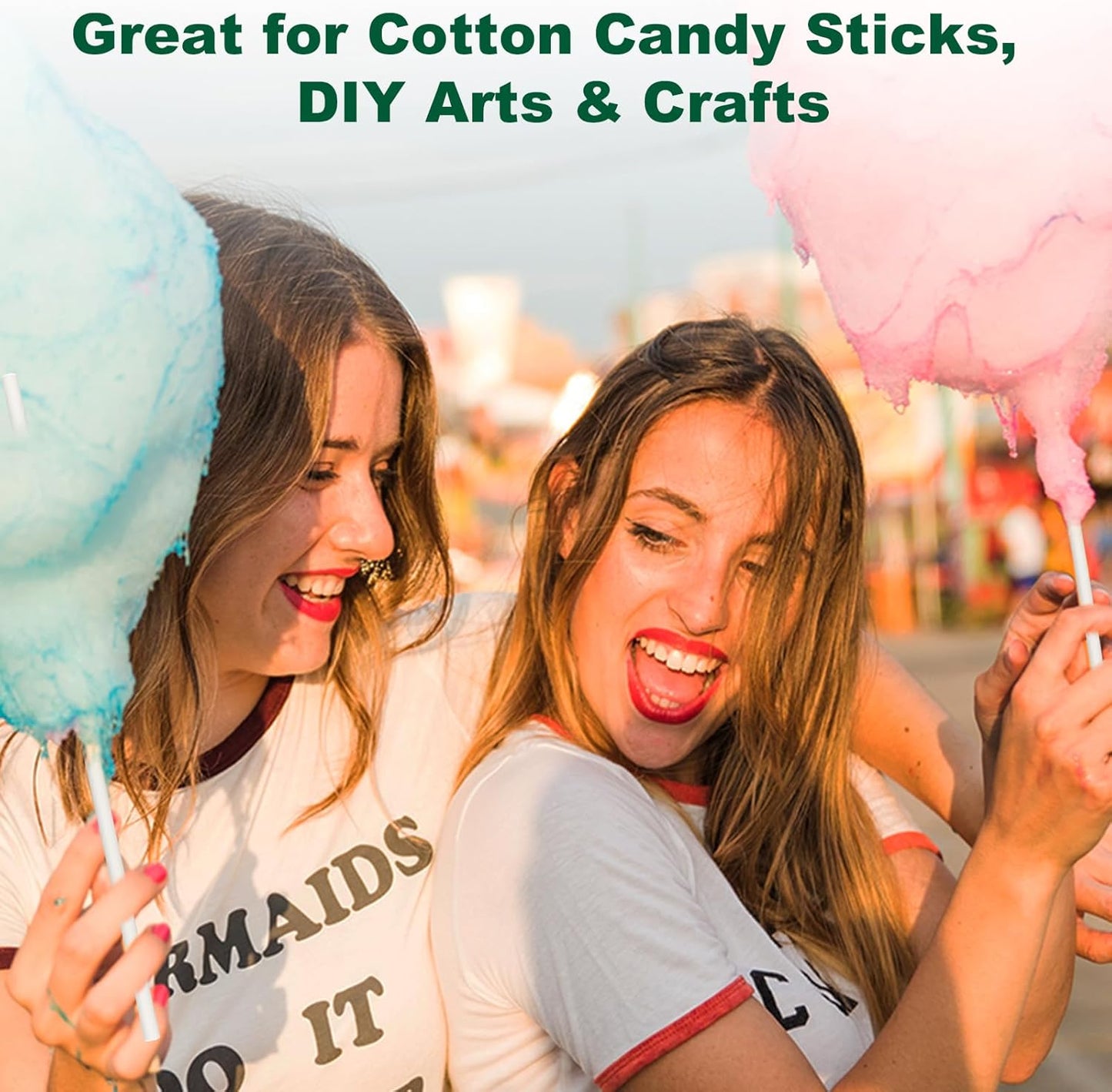 10 Inch Long Paper Drinking Straws, 0.24" Diameter - White, 100 counts