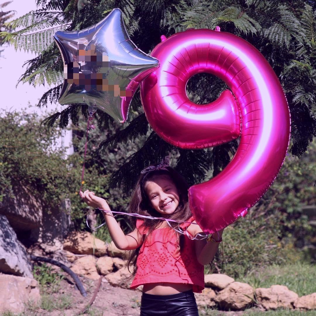 40 Inch Big Rosy Purple 9 Balloon Number, Jumbo Giant Happy 9th 19 29 39 49 99 Birthday Party Decorations,Rosy Purple Large Nine Mylar Foil Anniversary Birthday Party Engagement Decorations