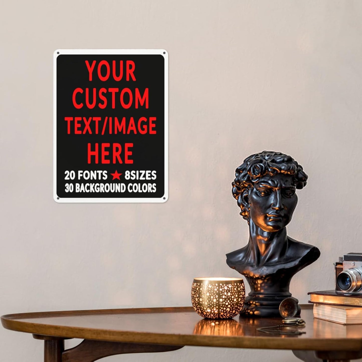 Custom Sign Personalized Custom Metal Sign, Customize For Office, Business, Workplace, Office, Home, Delivery Signs 6x8