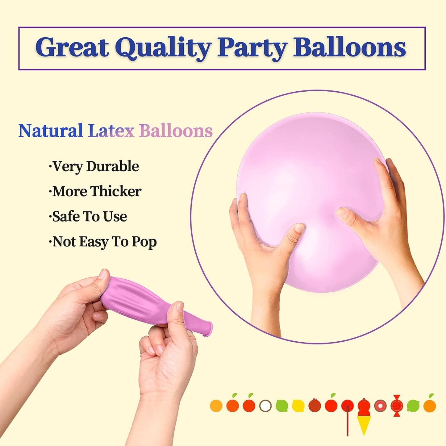 110pcs Pastel Pink Balloon 12 Inch, Pastel Pink Latex Balloons for Birthday Party Baby Shower Wedding(with 2 Ribbons).