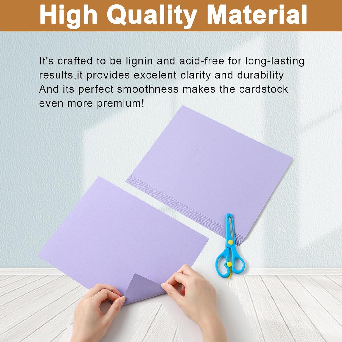 28 Sheets Purple Cardstock 8.5 x 11 Crafts Paper, 92lb Heavyweight Lavender Card Stock for DIY Cards Making, Birthday Decorations, Greeting Cards, Invitations, Certificates