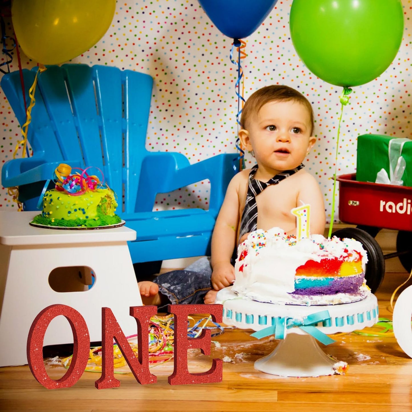 TONIFUL 8 Inch Red Glitter Letter O Table Centerpiece A-Z Red Birthday Party Decorations,Red Alphabet O for Birthday,Chrismas,Graduation,Bridal Shower,Wedding,Anniversary Party Supplies