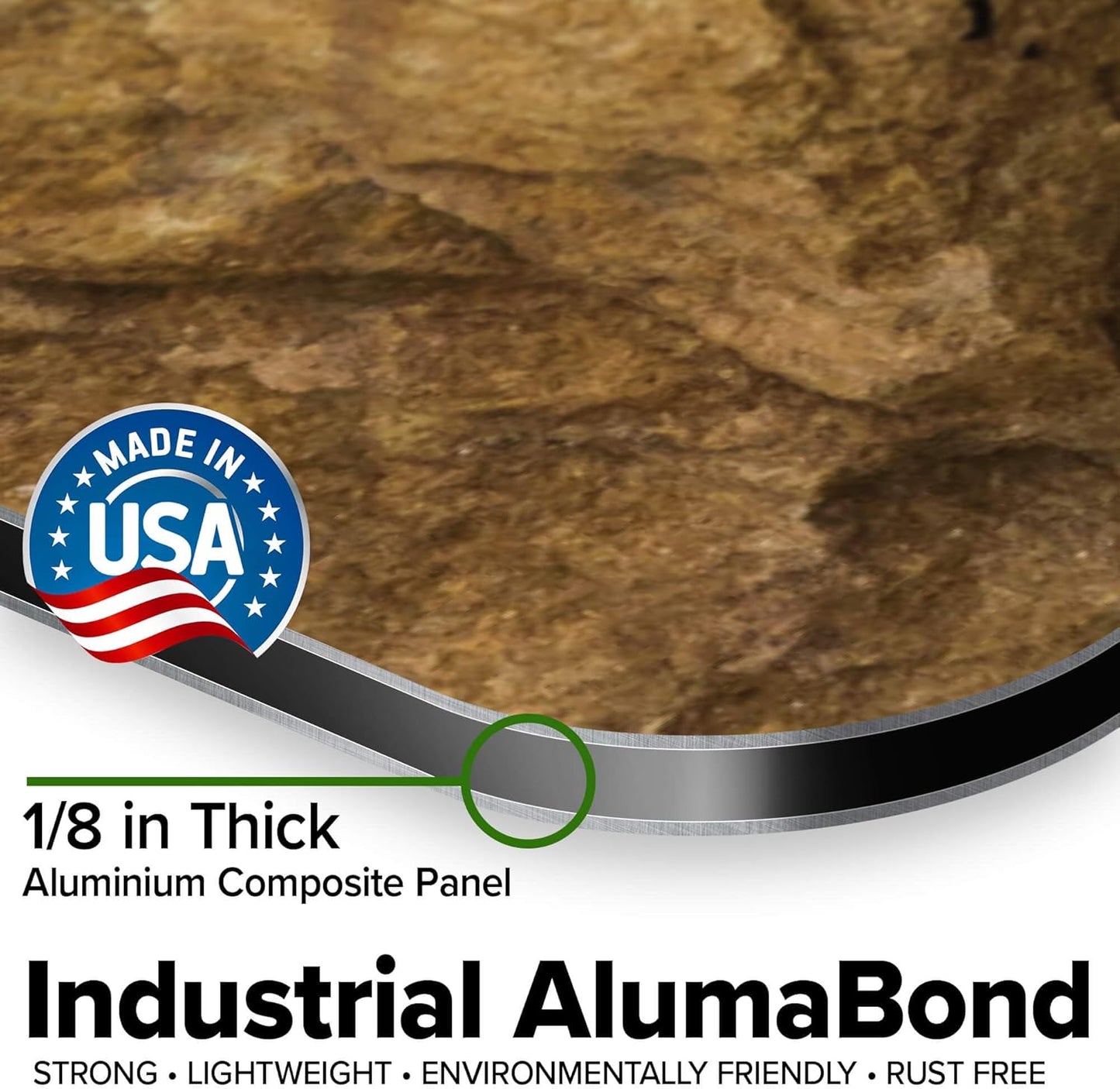 Custom Sign, Custom Street Sign, 11 Font Colors, 13 Font Styles, 4 Hole Options, 22 Sizes, 36x48 Inches, Rust Free DiBound, Fade Resistant, Made in USA by My Sign Center (Stone)