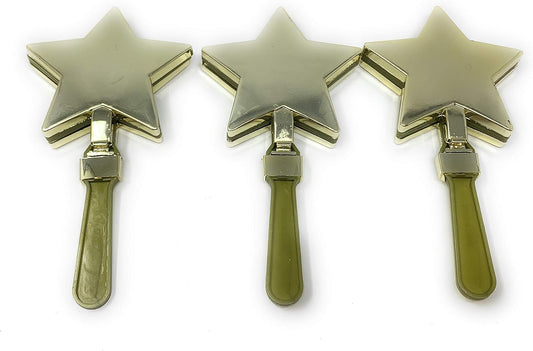 Funiverse 20 Bulk Star Hand Clapper/Team Spirit Noise Maker Assortment - Perfect New Years Party Favor (Gold)