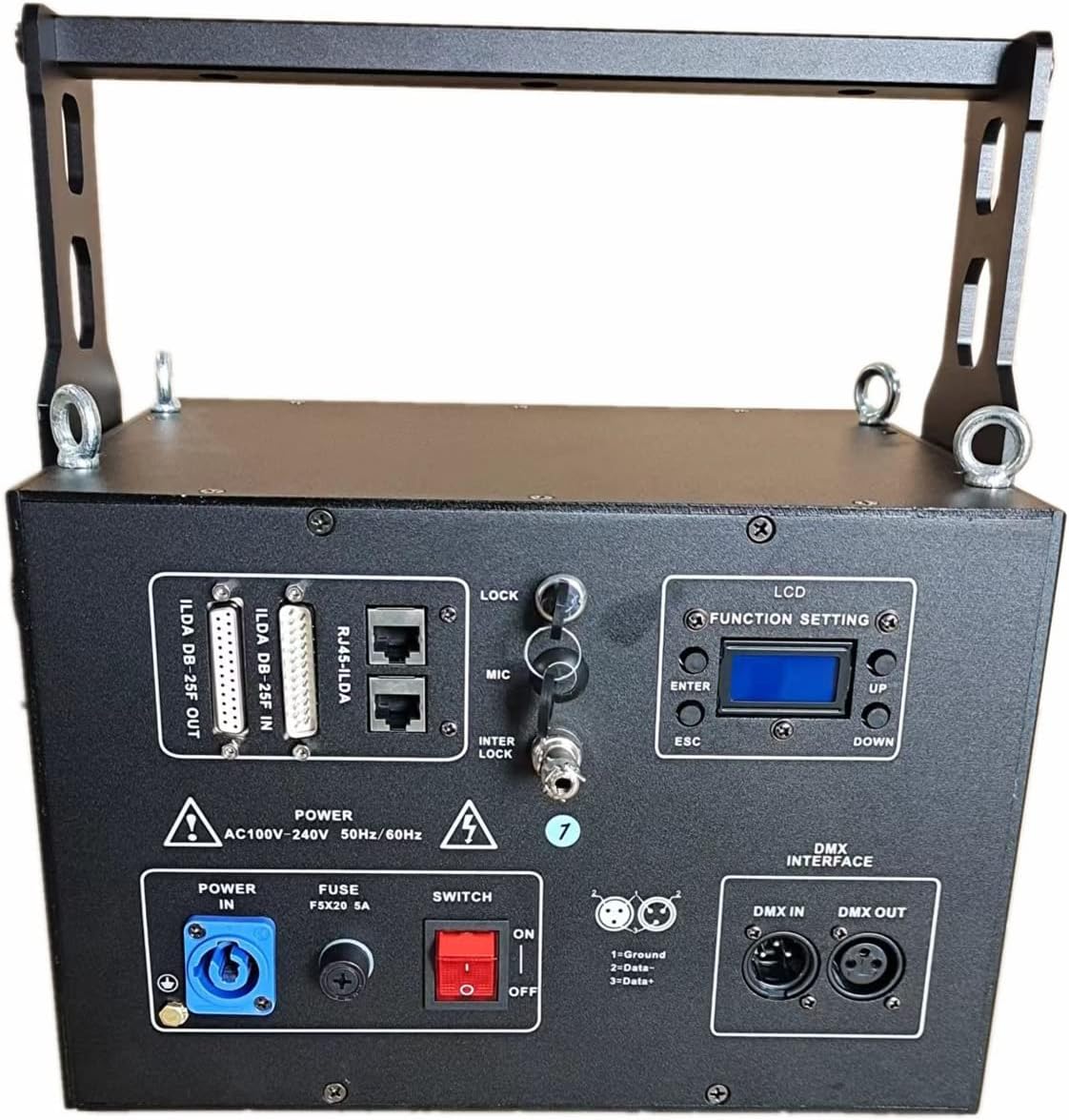 JUNMAN 5W RGB Full Color Animation Stage Effect Light DJ Disco Stage Beam Lights for Party Wedding Event Lighting Show