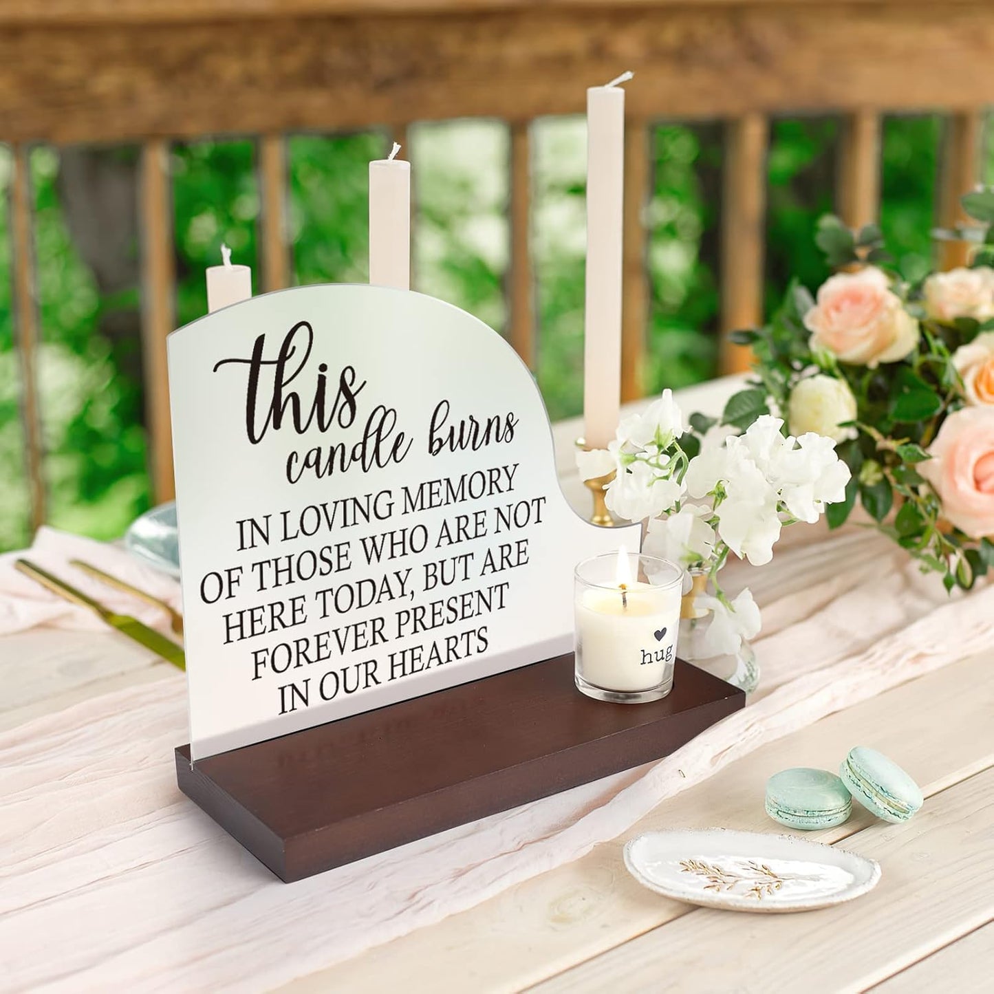in loving memory wedding sign,wedding decorations,memorial candle,in memory of loved one gifts,wedding signs for ceremony and reception,fall wedding decorations,yahrzeit memorial candles,