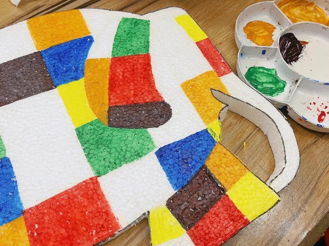 Crafare 17X11X2 Inch Craft Foam Blocks 3 Pack Polystyrene Foam Sheet DIY Crafting Rectangle for Arts School Projects Sculptures Floral Arrangements Modeling and Centerpieces